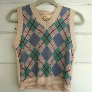 vintage sweater, tank top